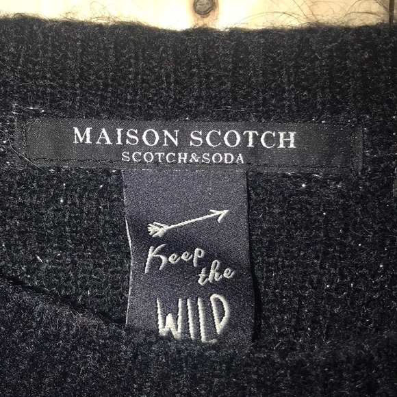 Maison Scotch Black Sweater S - Picture 2 of 8